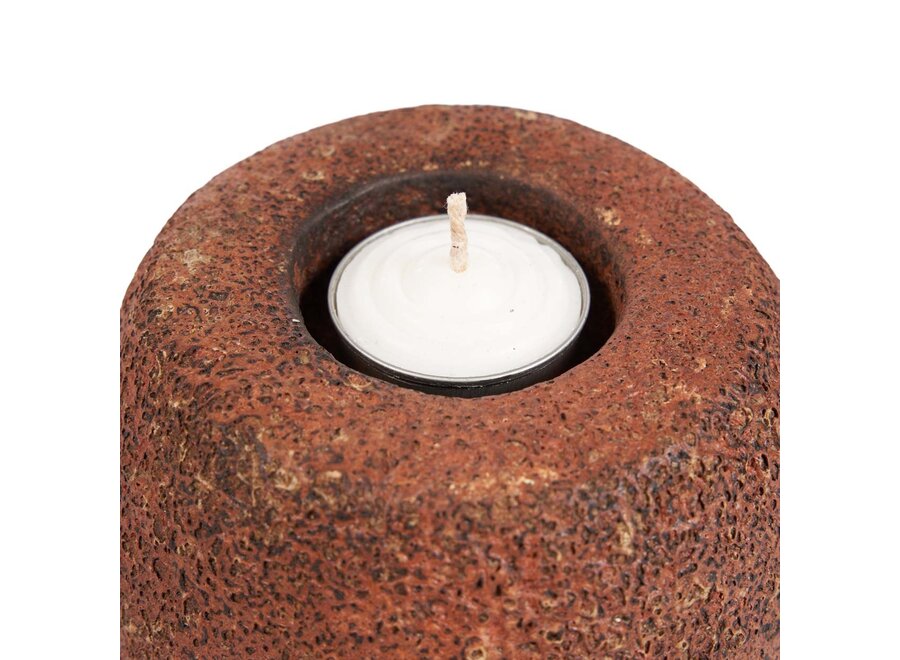 De Cavestone Kandelaar - Terracotta
