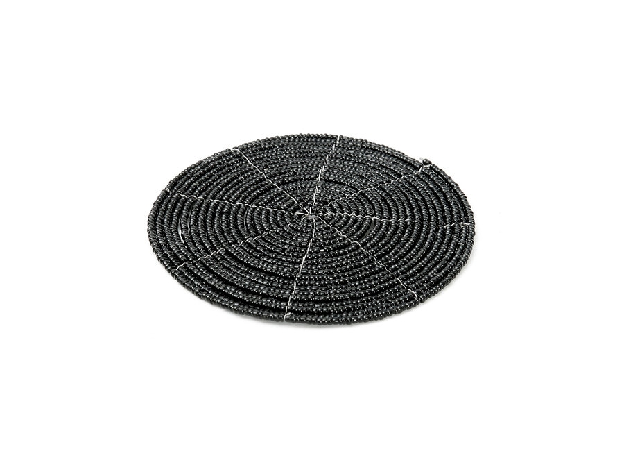 The Beaded Coaster - Black