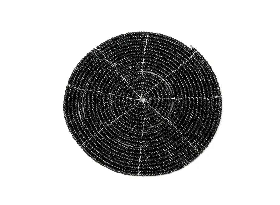 The Beaded Coaster - Black