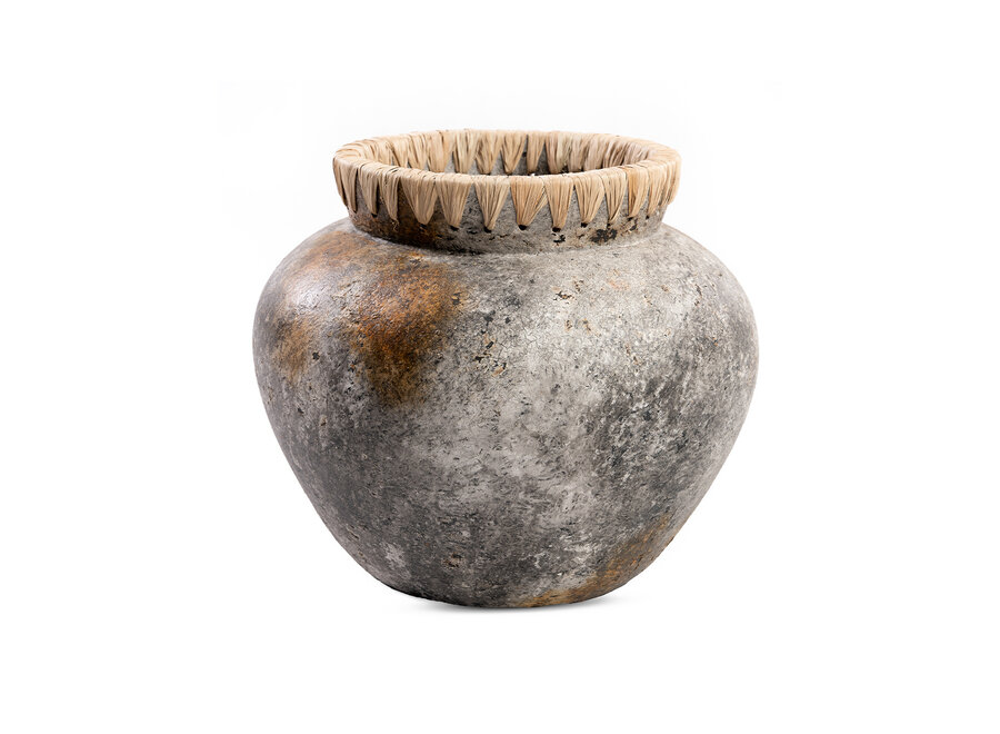Die Styly Vase - Antik Grau - L