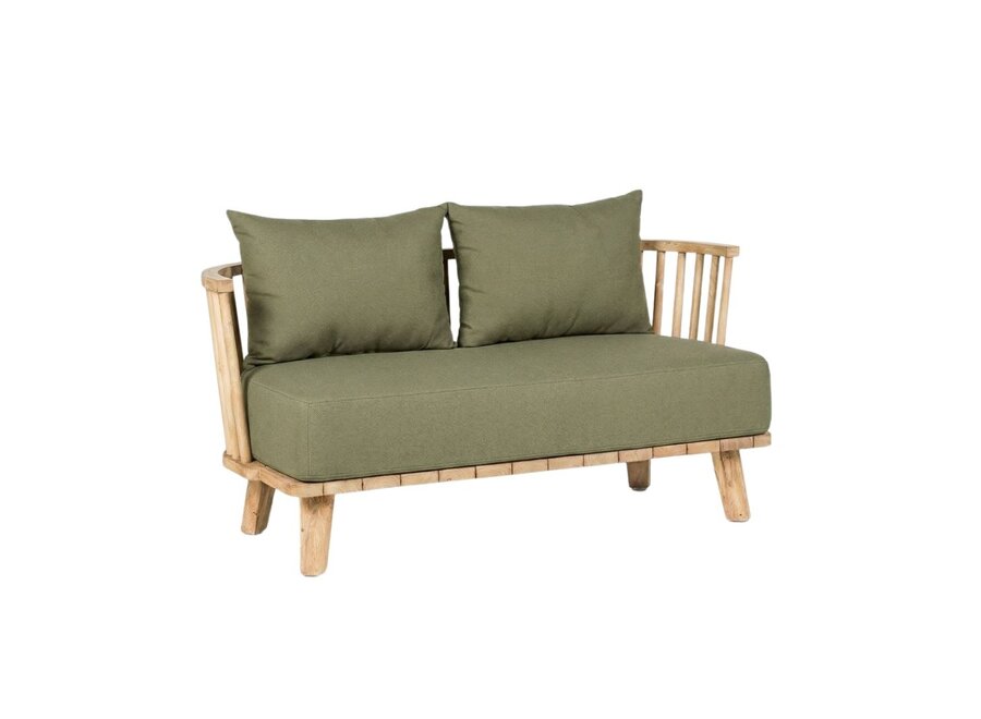 Das Malawi Zweisitzer Sofa - Grüne Alg
