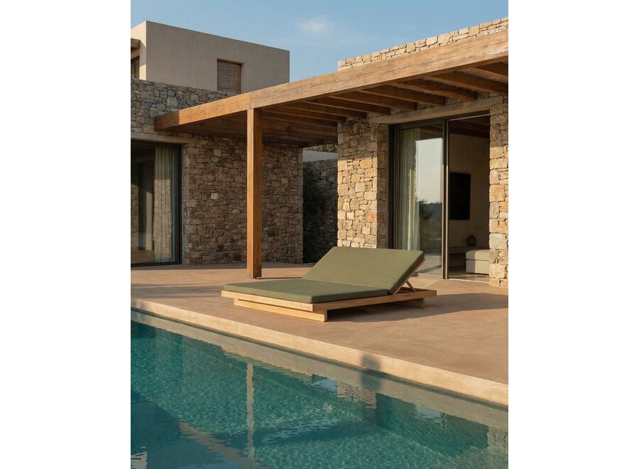 El Double Pantai Tumbona Exterior - Alga Verde