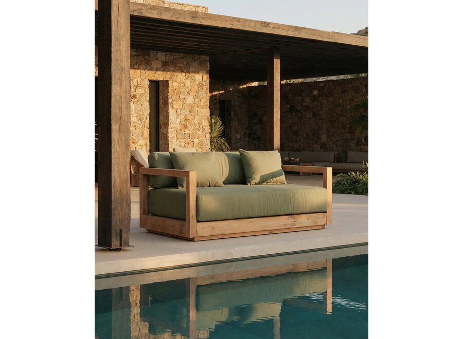 De Umalas Tweezitsbank - Outdoor - Groene Alga