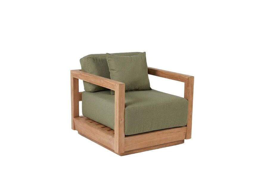 The Umalas One Seater Sofa - Outdoor - Green Alga