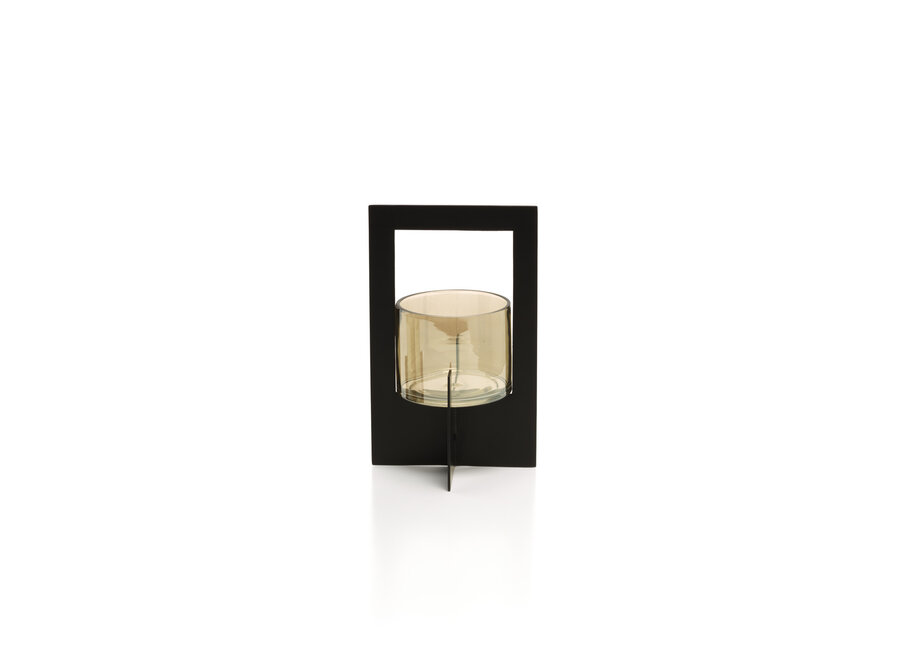 De Hurricane Framed Kandelaar - Zwart - L