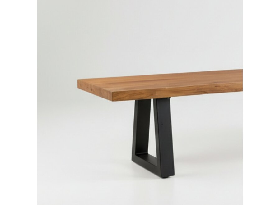 Le Banc Avec Pieds en Fer - Naturel - 220