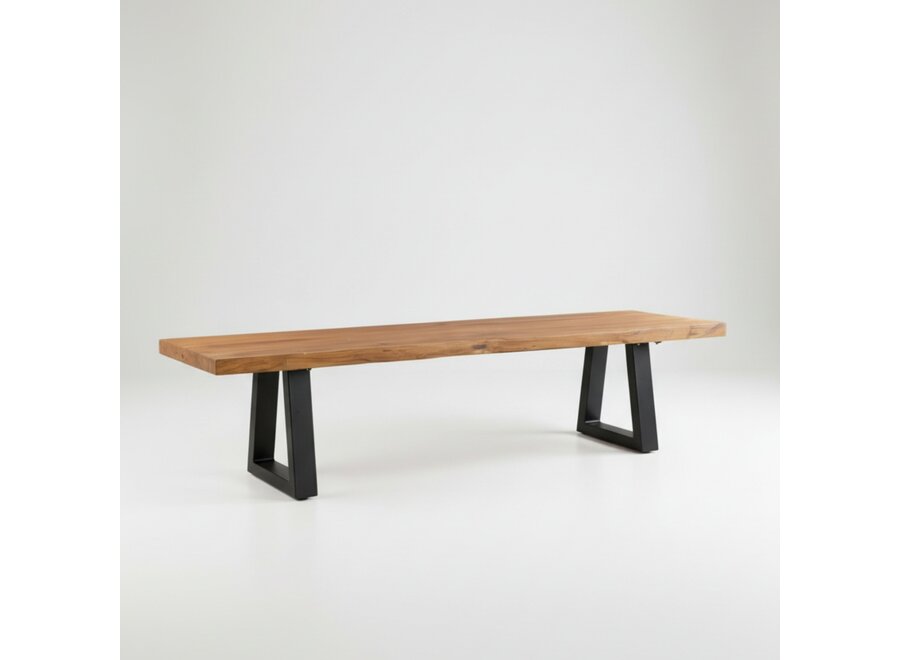 Le Banc Avec Pieds en Fer - Naturel - 280