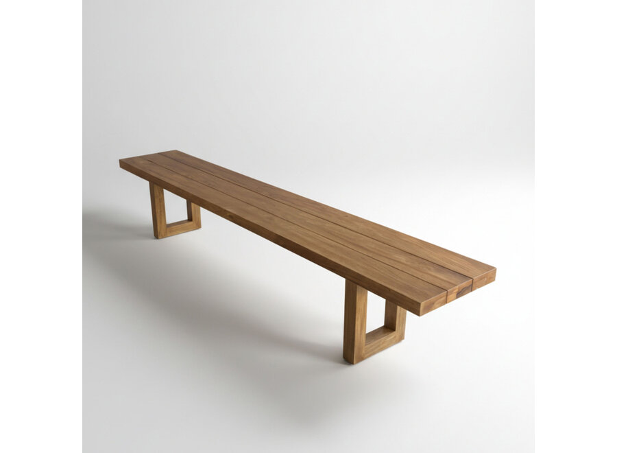 Bench With Square Foot - Natural - 280