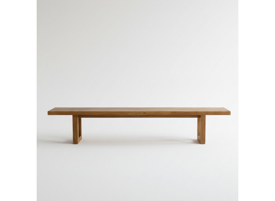 Banc à Pied Carré - Naturel - 280