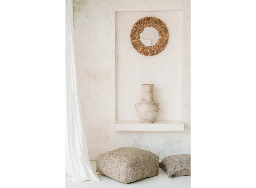 The Palm Tree Mirror - Natural - M