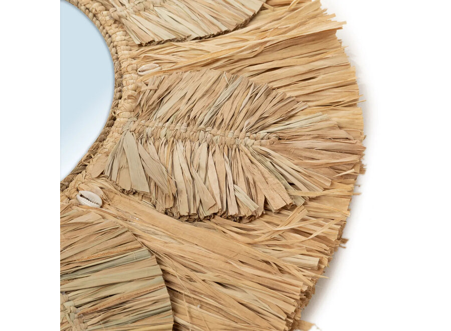 The Palm Tree Mirror - Natural - M