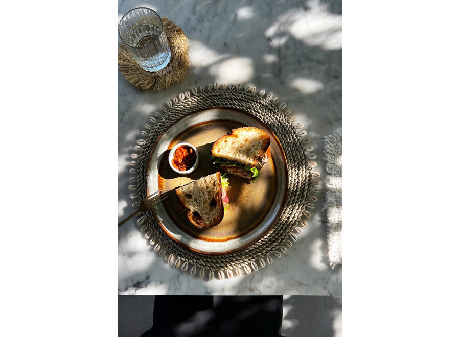 De Seagrass Shell Placemat - Natuurlijk