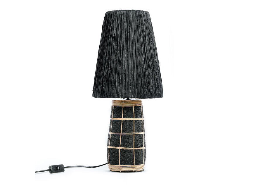 La Lámpara De Mesa Naxos - Negro Natural