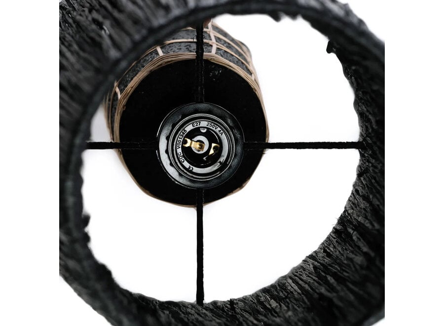 The Naxos Table Lamp - Black Natural