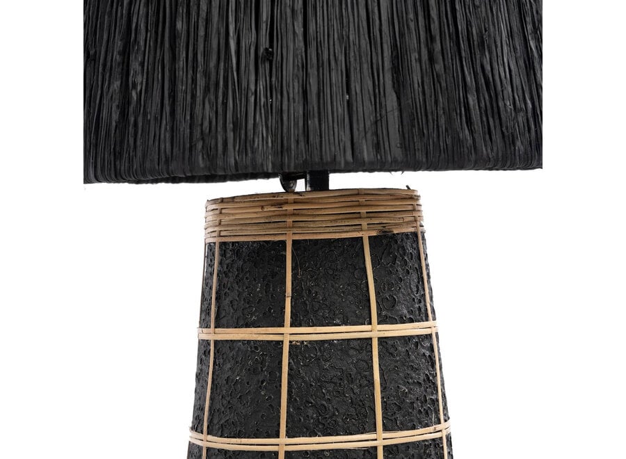 The Naxos Table Lamp - Black Natural