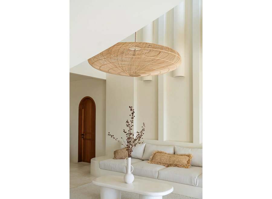 Il Copricuscino Raffia - Quadrato - Naturale - 35x100