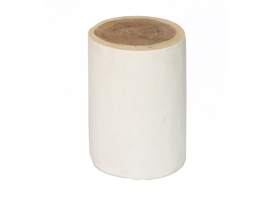 Le Tabouret Tribe - Blanc Naturel