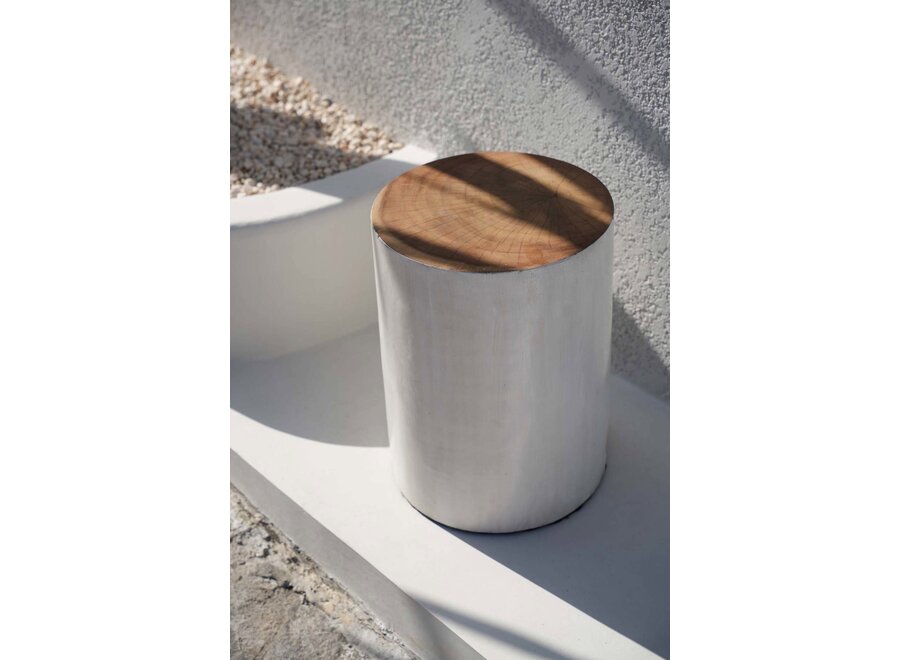 Le Tabouret Tribe - Blanc Naturel