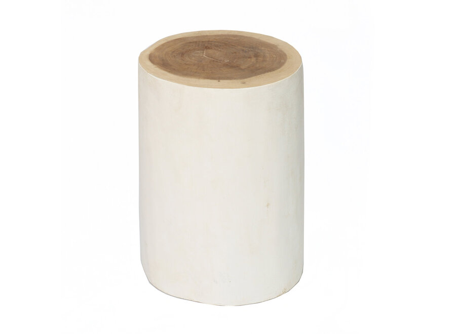 Le Tabouret Tribe - Blanc Naturel