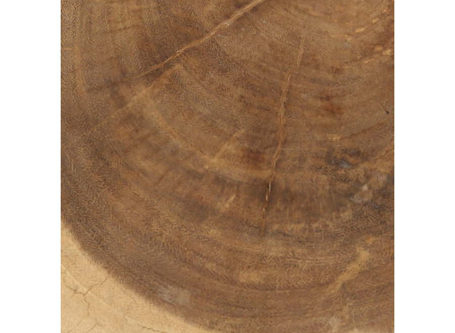 Der Tribe Hocker - Natur Weiß