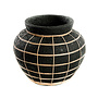 De Belly Vaas - Zwart Naturel - L