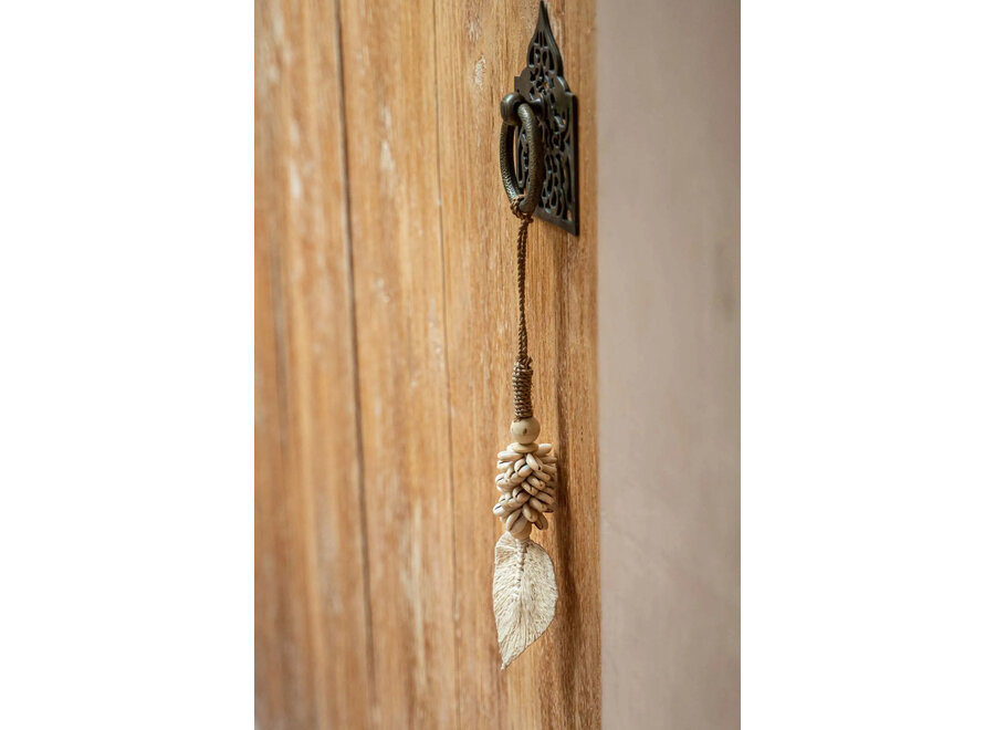 Die Leaf & Shell Quaste - Natur