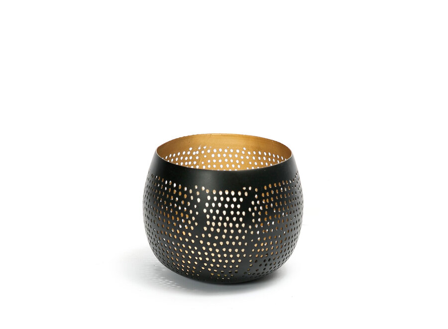 De Pierced Ball - Zwart Goud - S