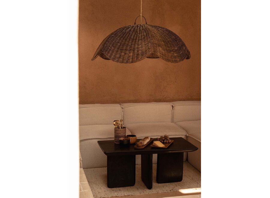 De Wave Hanglamp - Donker Noten - L