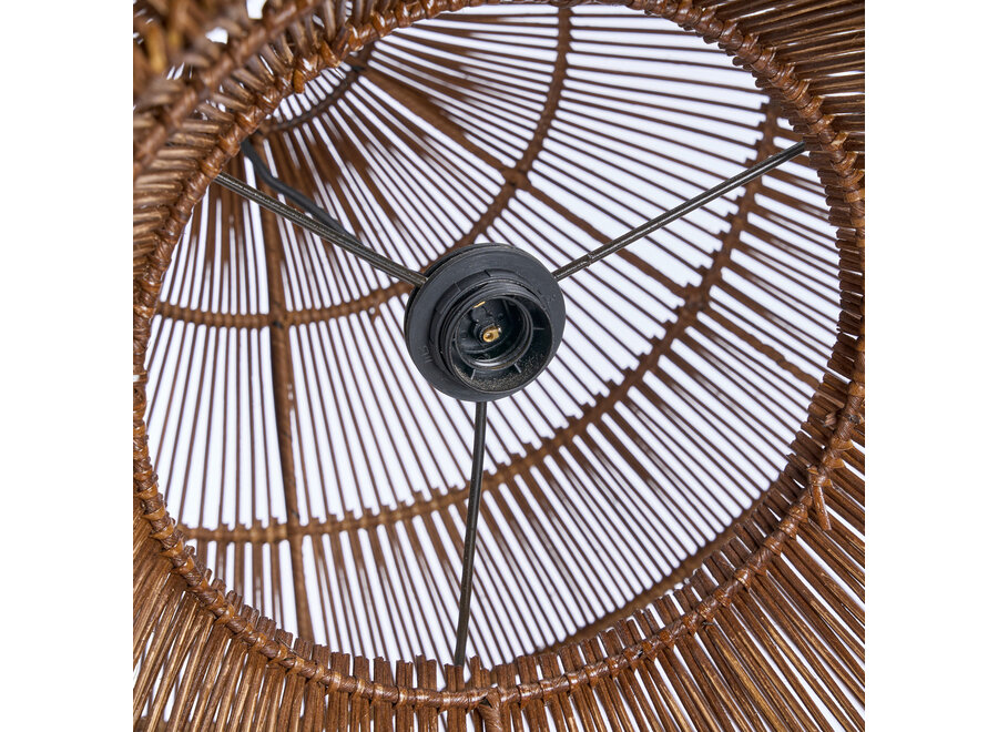 De Desert Gourd Hanglamp - Donker Walnoot - L