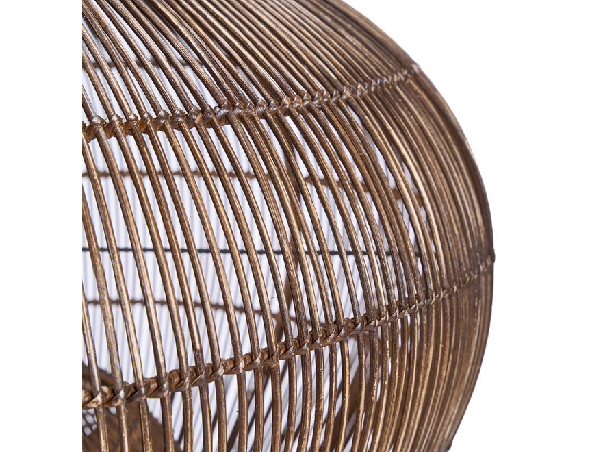 De Desert Gourd Hanglamp - Donker Walnoot - M