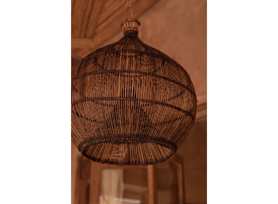 Le Luminaire Suspendu Desert Gourd - Noyer Foncé - S