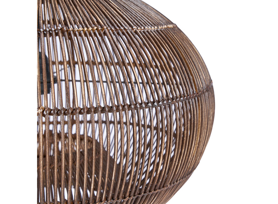 De Desert Gourd Hanglamp - Donker Walnoot - S