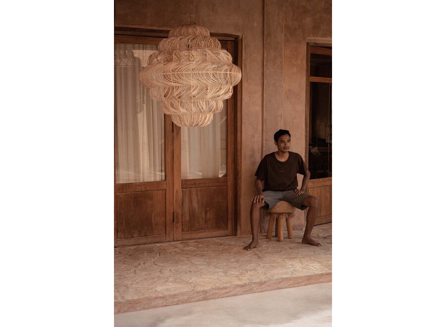 Il Lampadario Aurora Puff - Naturale - XL