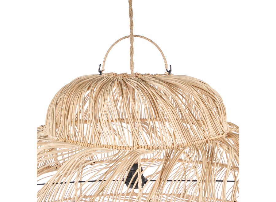 La Lampada a Sospensione Aurora Puff - Naturale - XL