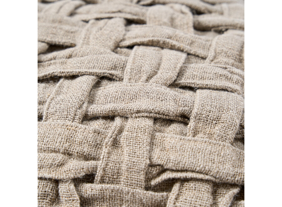 La Funda de Cojín Linen Crosier - Natural