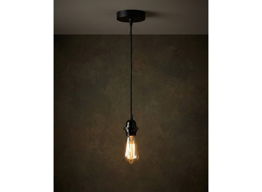 Douille de Plafond - Noir - 1 Pièce