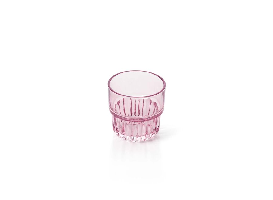 El Vaso Faceted - Rosa Blush