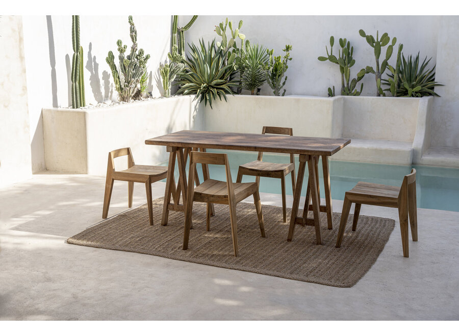 La Silla De Comedor Paxi - Natural - Exterior