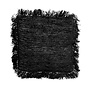 The Raffia Cushion Cover Square - Black - 60x60