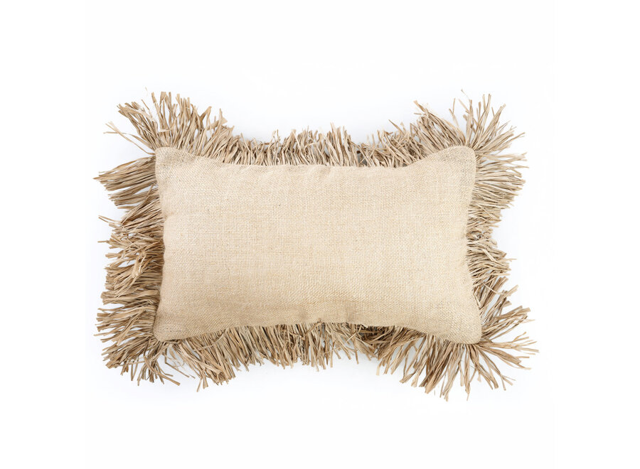 The Jute Bonita Cushion Cover - Natural - 30x50