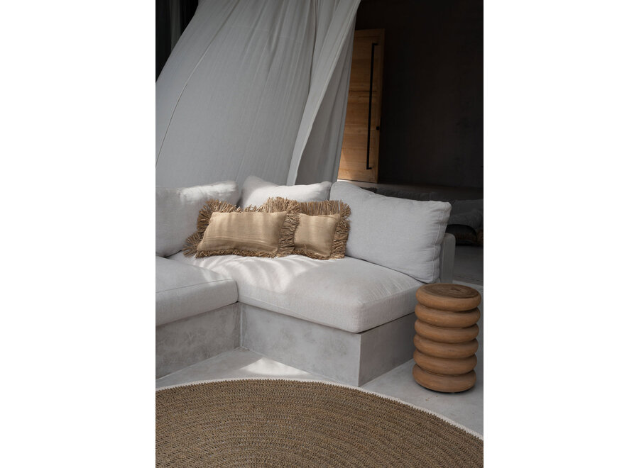 De Jute Bonita Kussenhoes - Naturel - 30x50