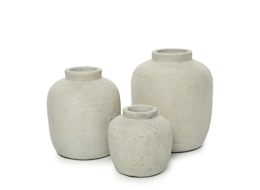 De Peaky Vaas - Beton - L