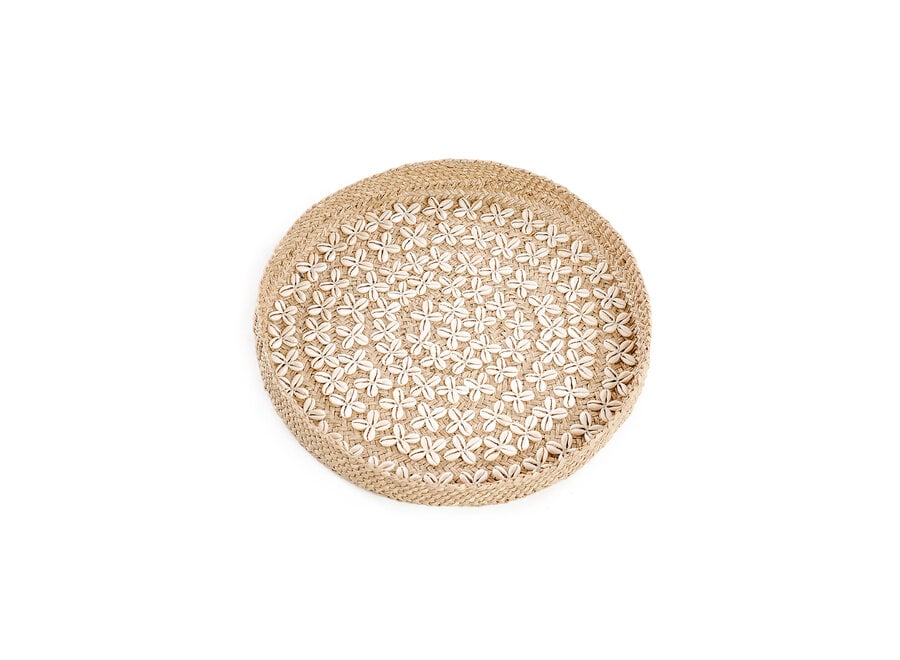 The Costa Shell Plate - Natural White - M