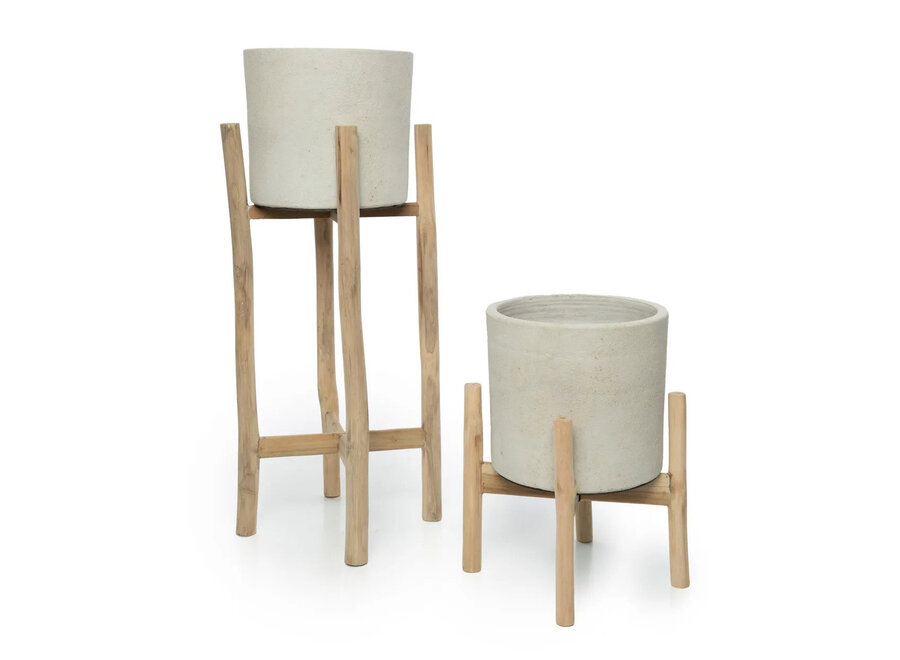 La Jardinera Chalk Alta - Concreto Natural - L