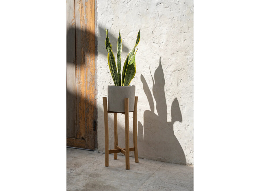 La Jardinière Chalk Haut - Béton Naturel - L