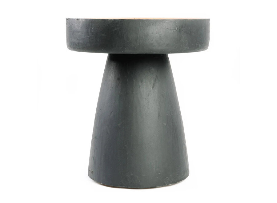 El Mesa Auxiliar Rayu - Negro Natural