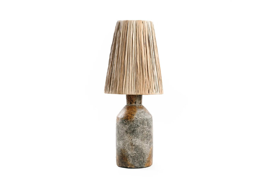 La Lámpara de Mesa Ithaka - Gris Antiguo Natural