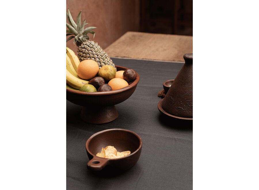 De Etnische Kom Met Handvat - Terracotta - M