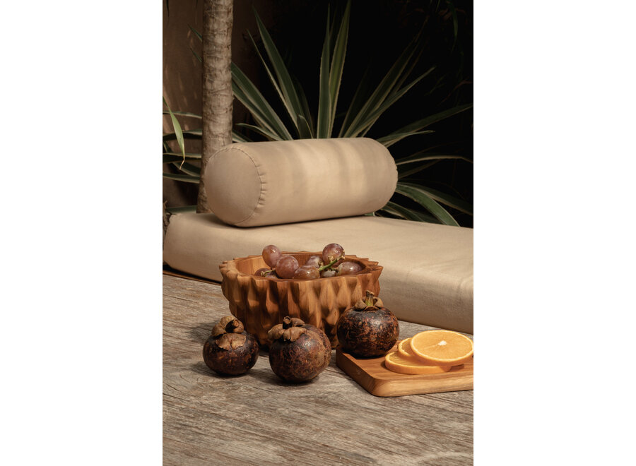 El Cuenco Teak Root Durian - M