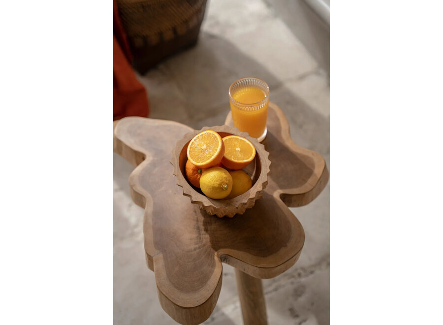 Die Teak Root Durian Schale - M